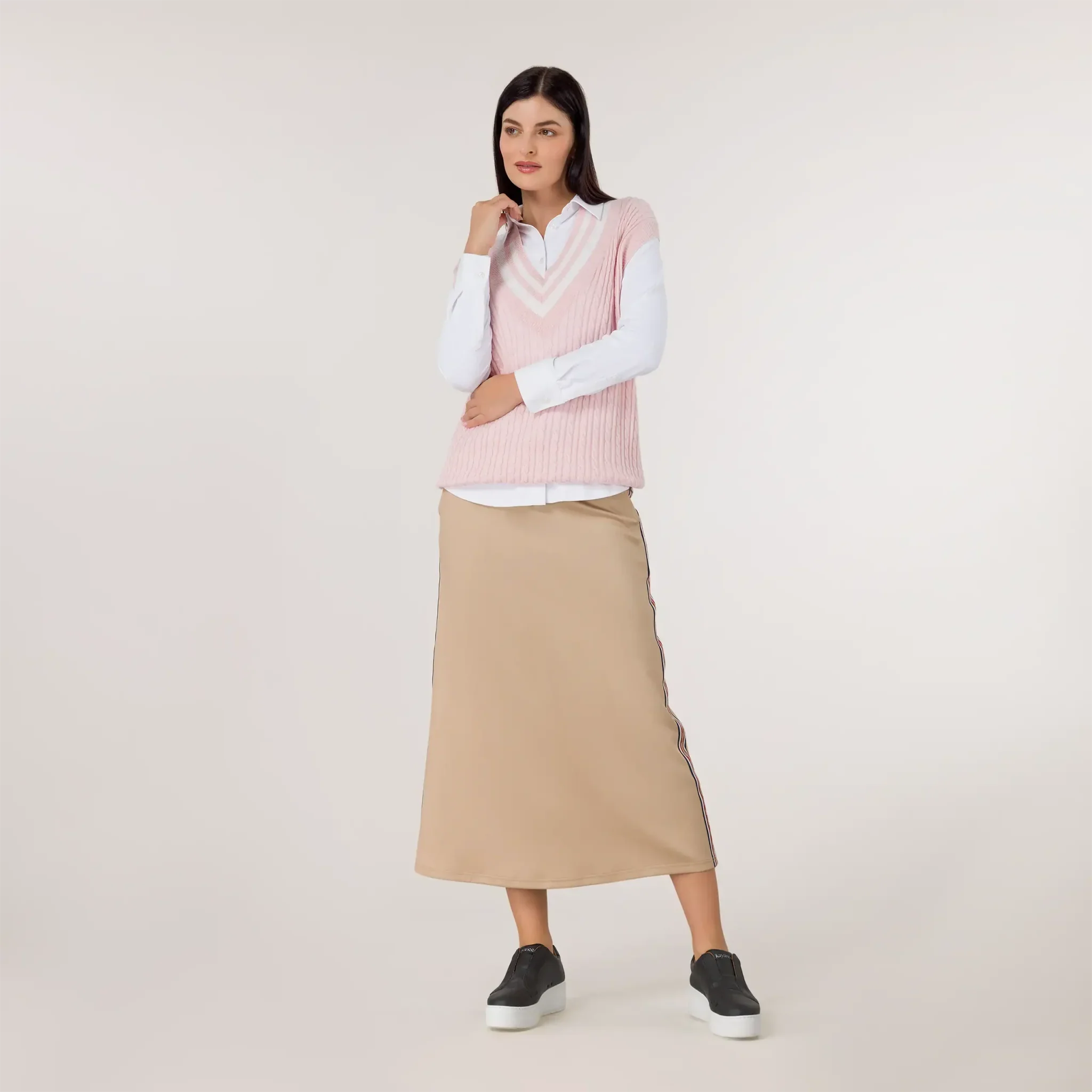 Soft Oxford Techno Shirt - SEASONAL WHITE