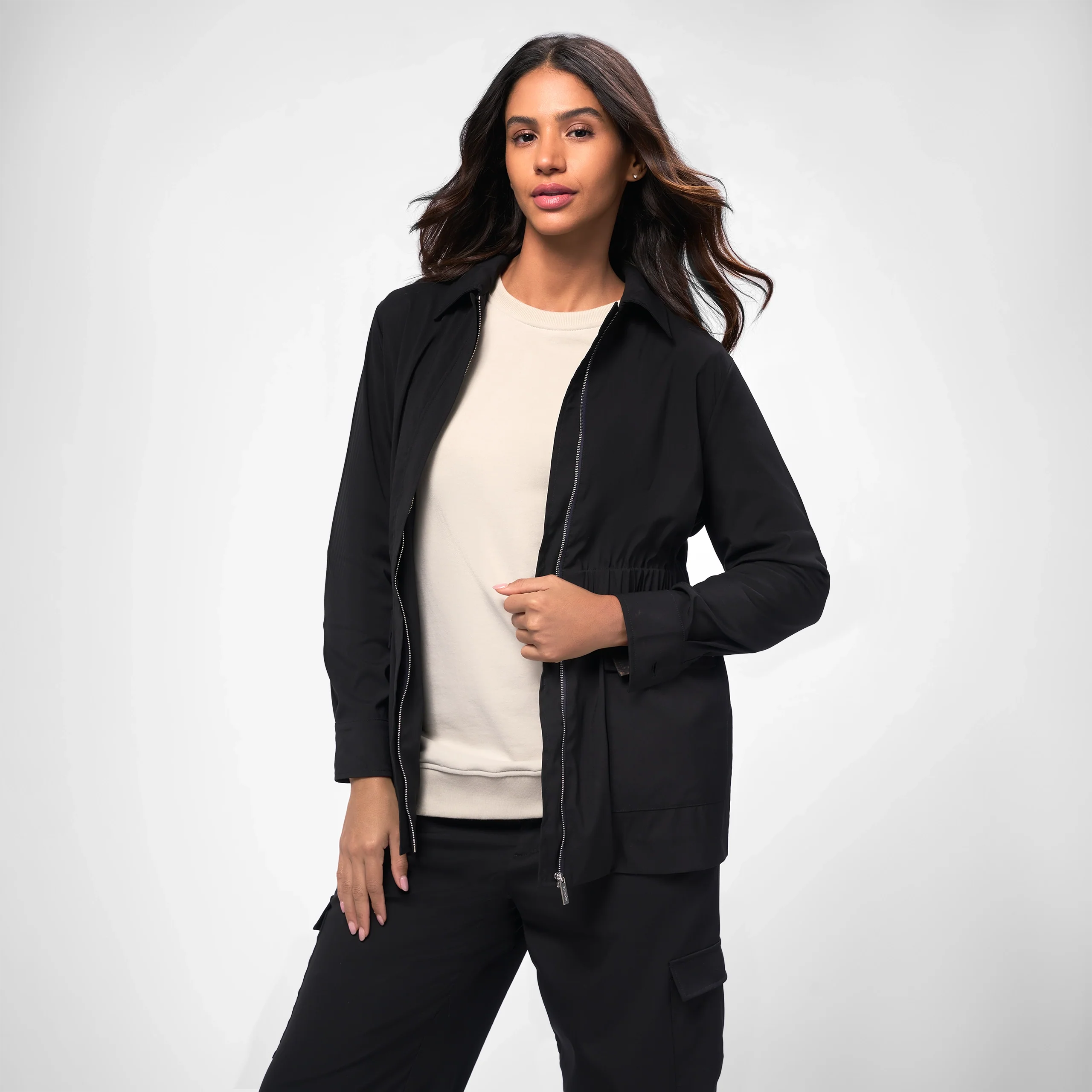 Cargo Jacket - SEASONAL BLACK