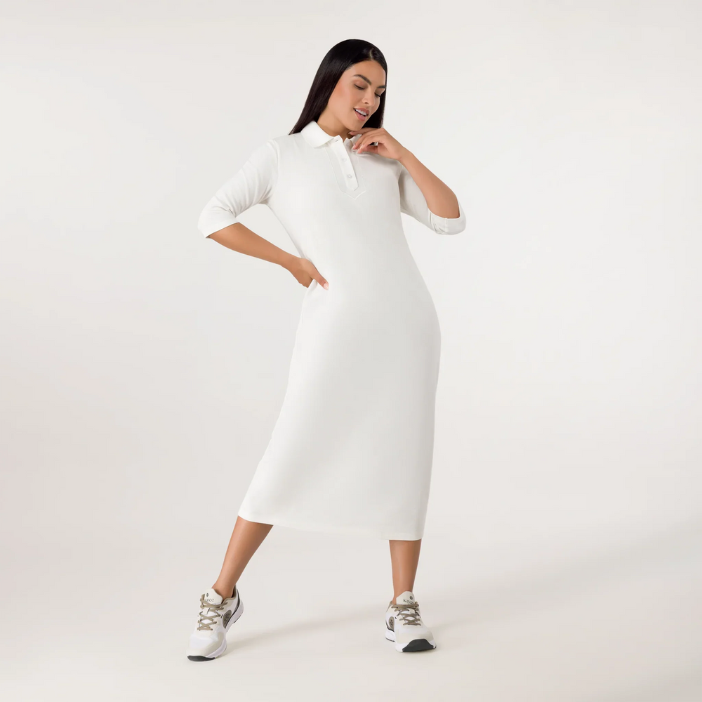 Polo Dress - SEASONAL WHITE