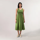 Walkabout Jersey Dress - CORE DARK MUSK GREEN