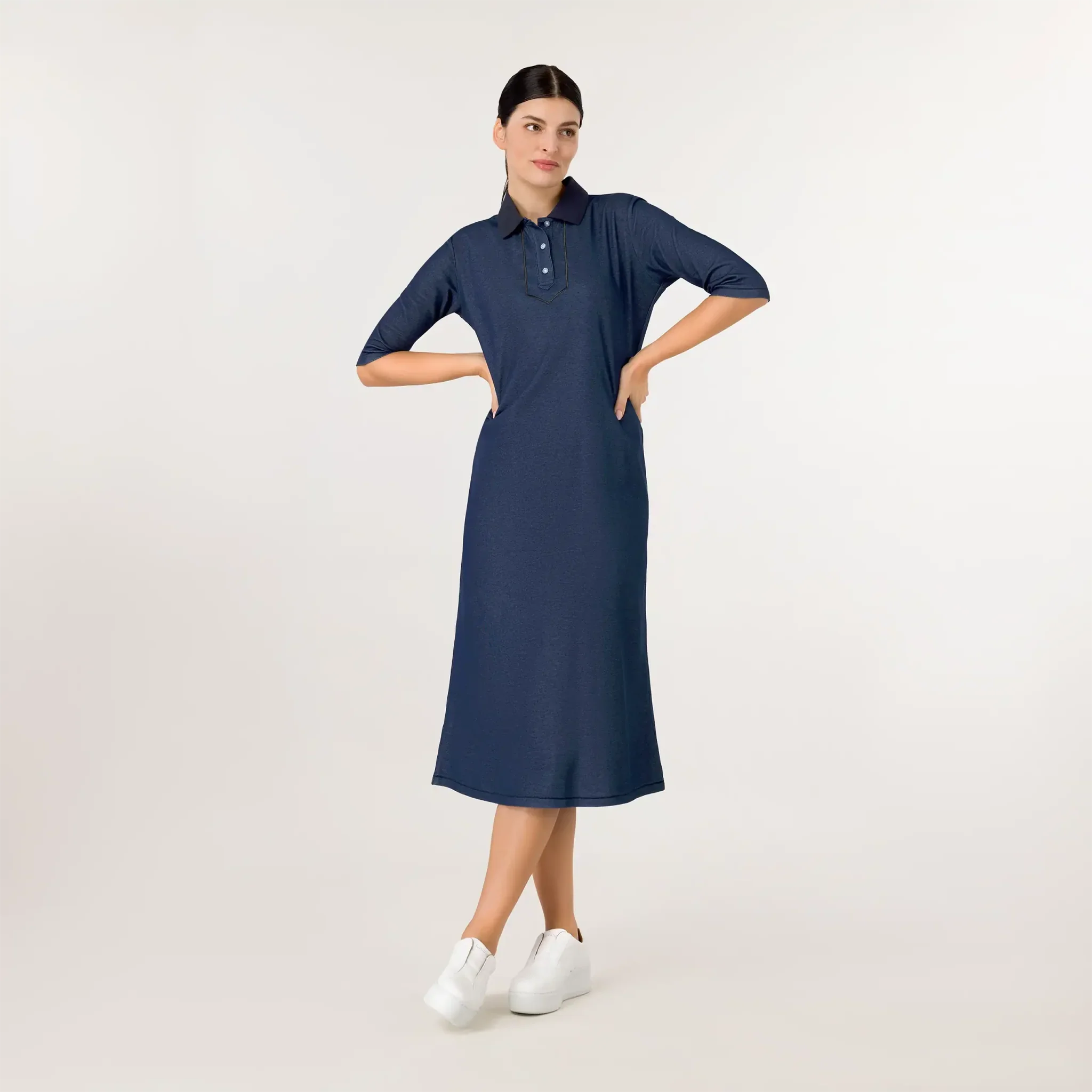 Polo Dress - SEASONAL NAVY