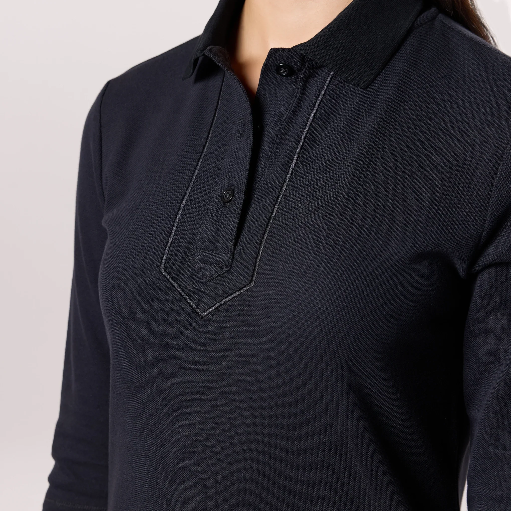 Polo Dress - SEASONAL BLACK