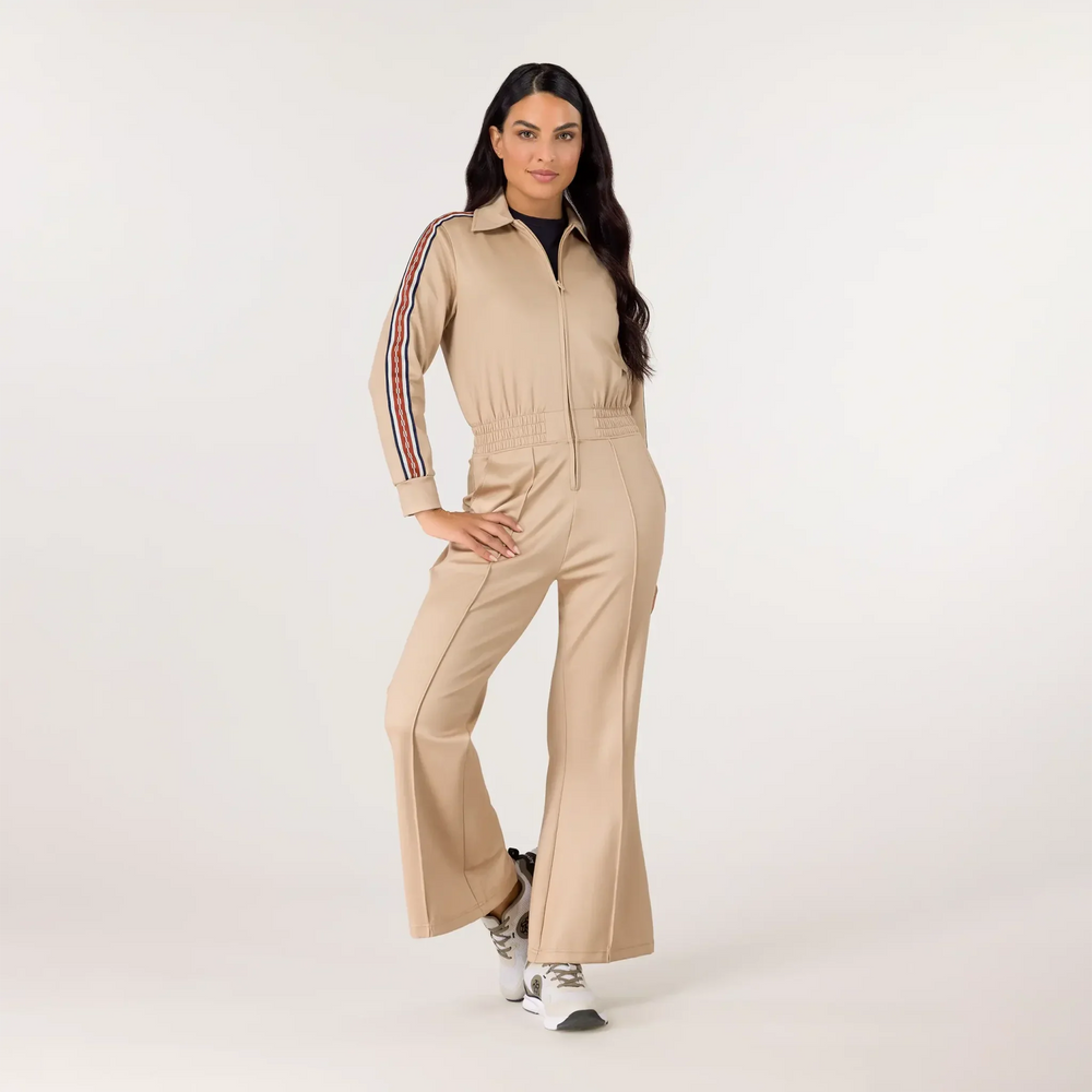 Kayanee Track Jumpsuit - SEASONAL SAND