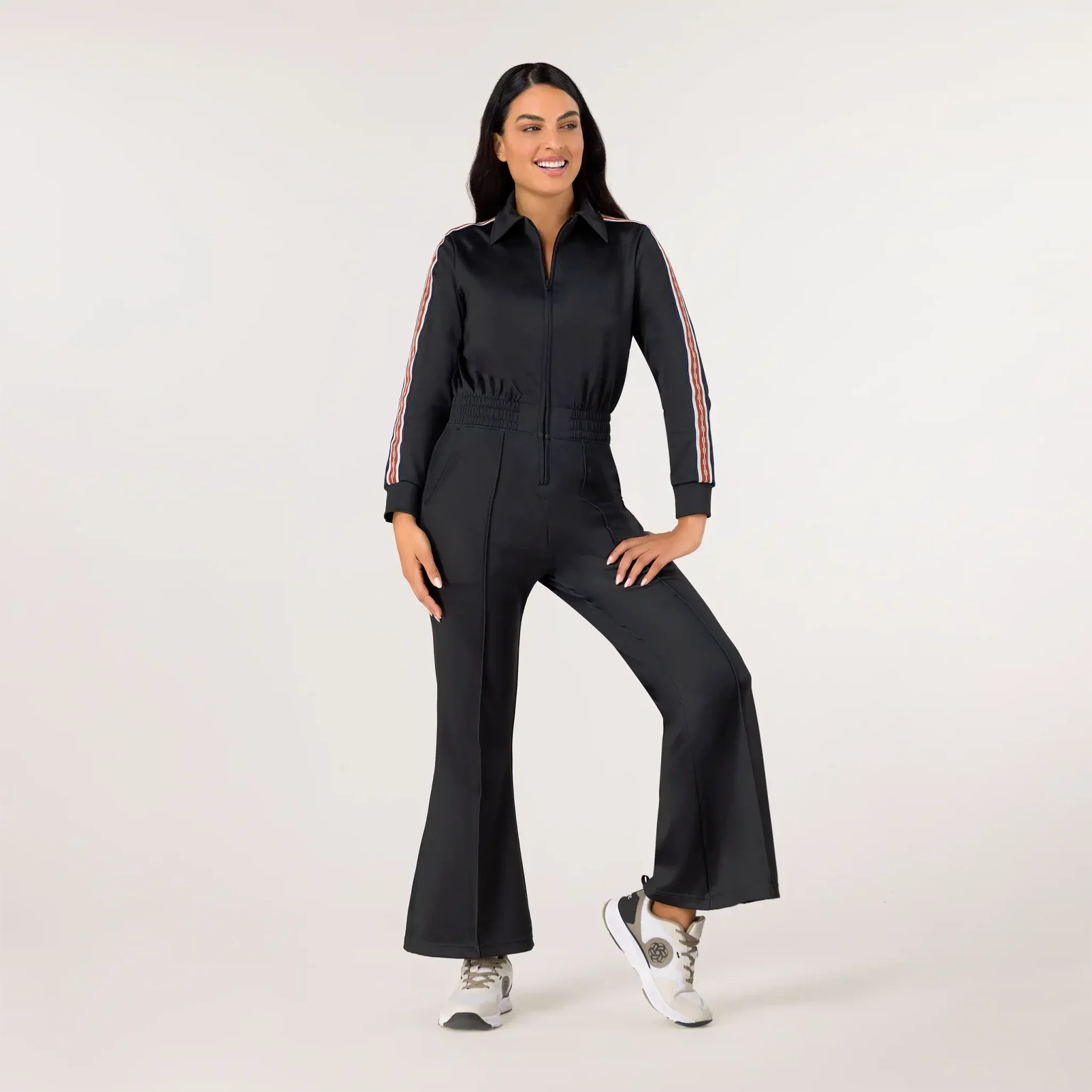 Kayanee Track Jumpsuit - SEASONAL BLACK