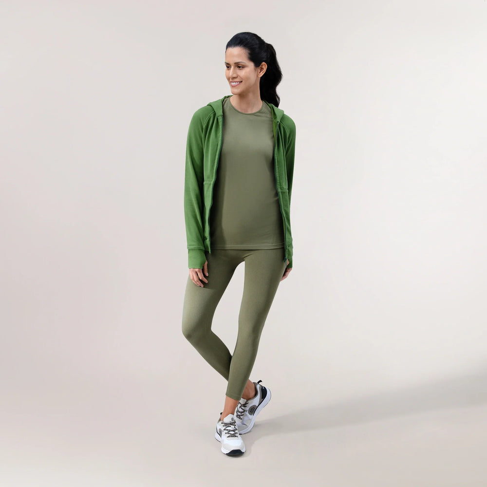 Good To Go Hoodie - CORE DARK MUSK GREEN