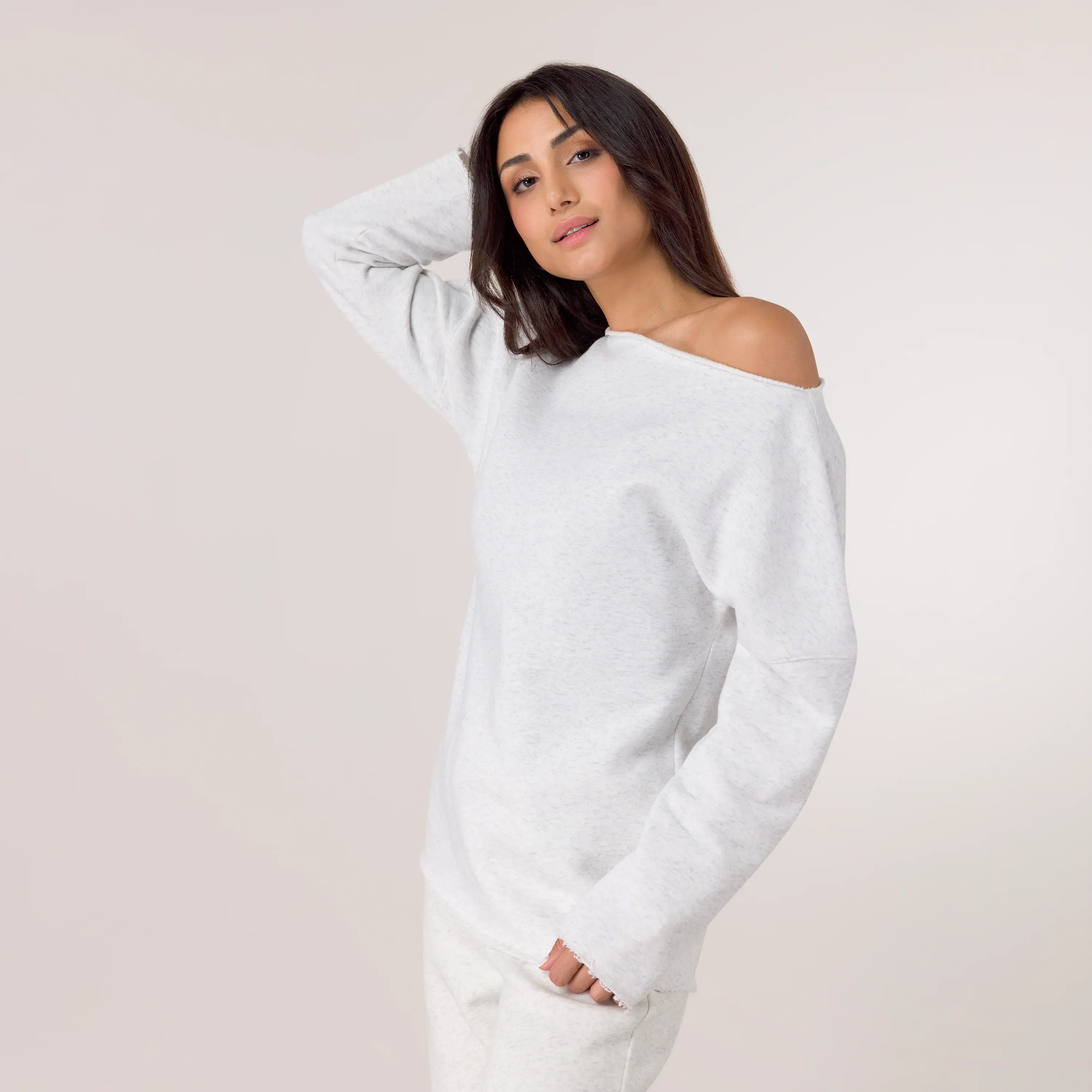 Flashback Tunic Top - KDF HEATHER GREY