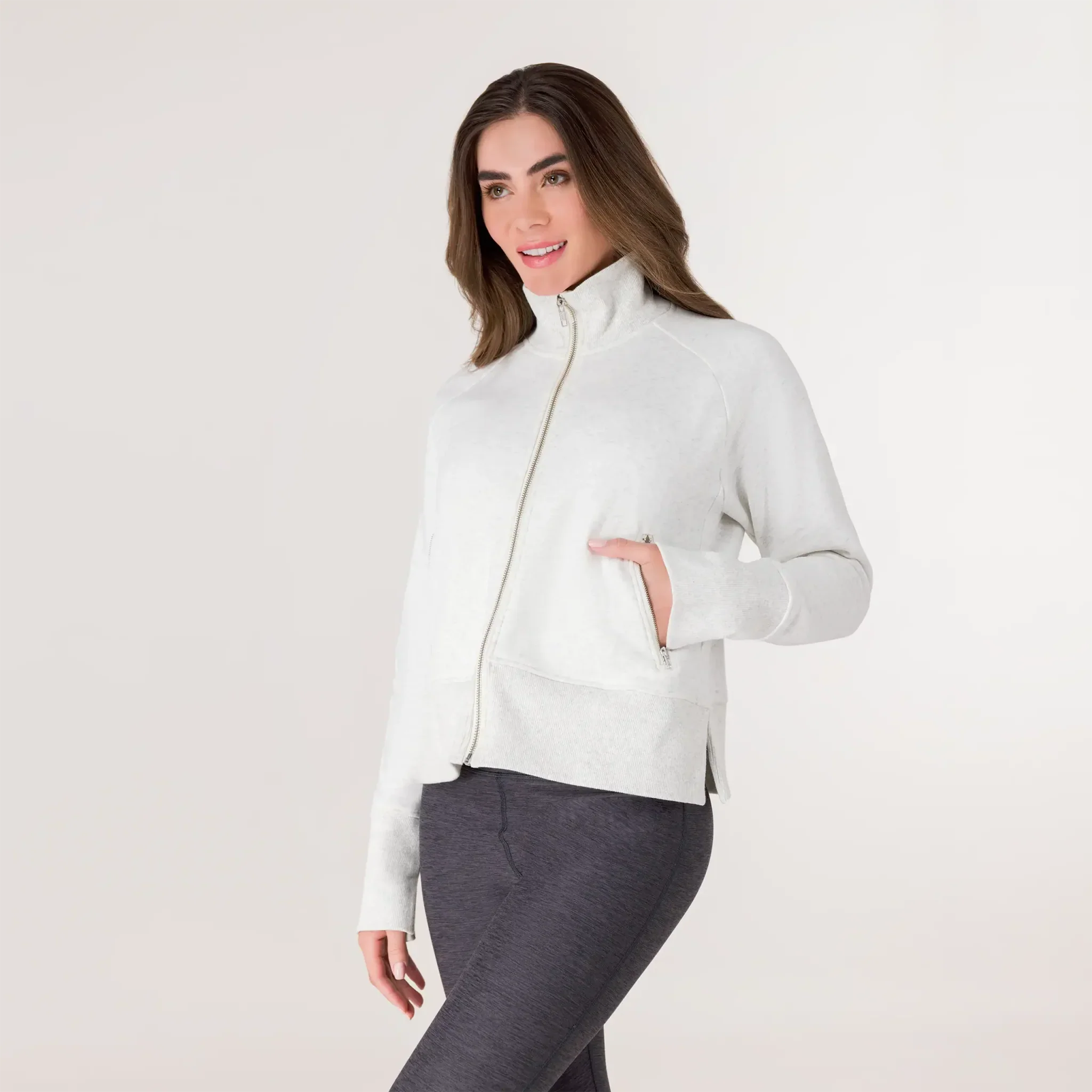 Flashback Jacket - KDF HEATHER GREY