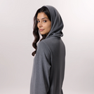 Soft Zipped Sweatshirt - SEASONAL CHARCOAL MELANGE