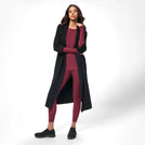 Full-Length Knitted Coat - SEASONAL BLACK