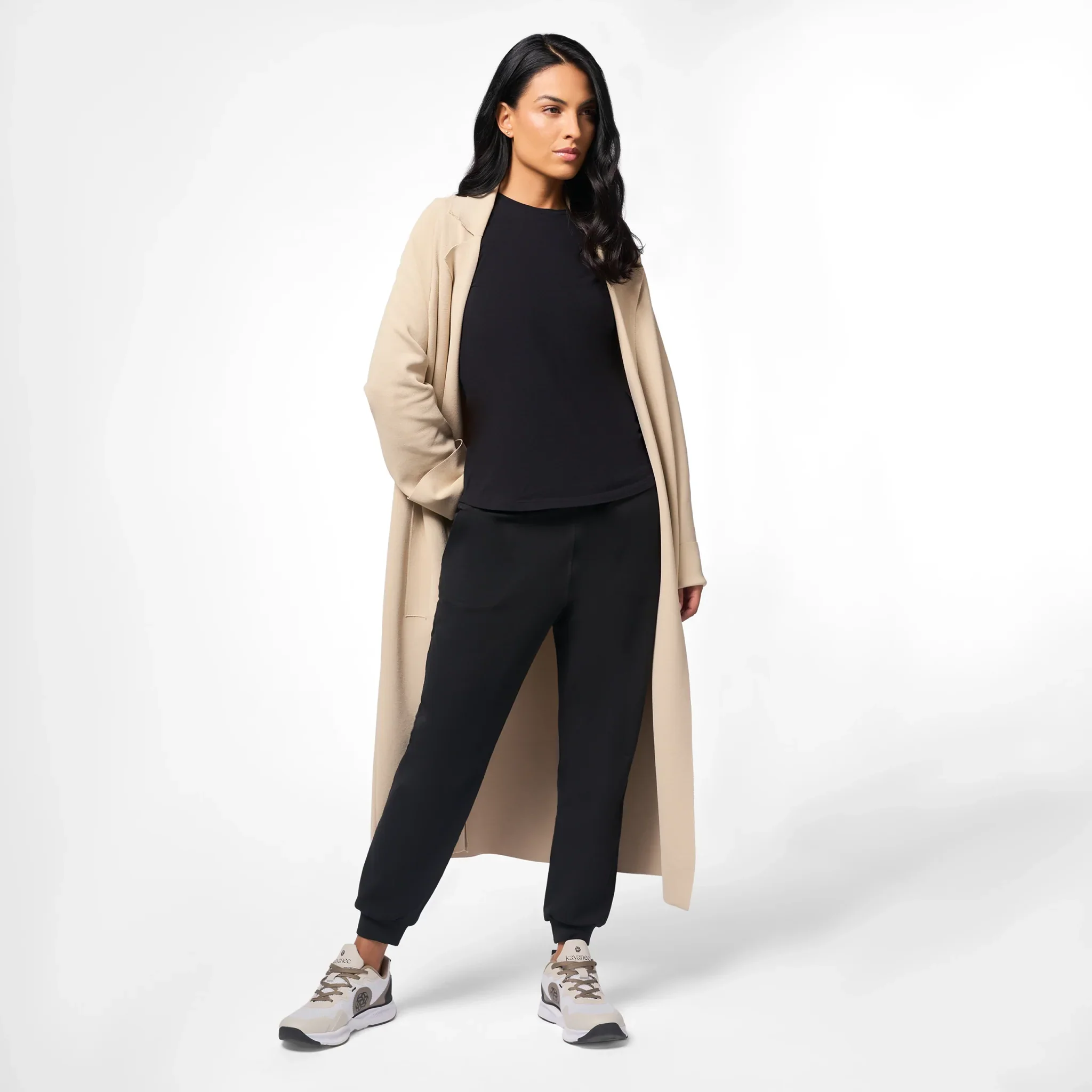 Full-Length Knitted Coat - SEASONAL STONE