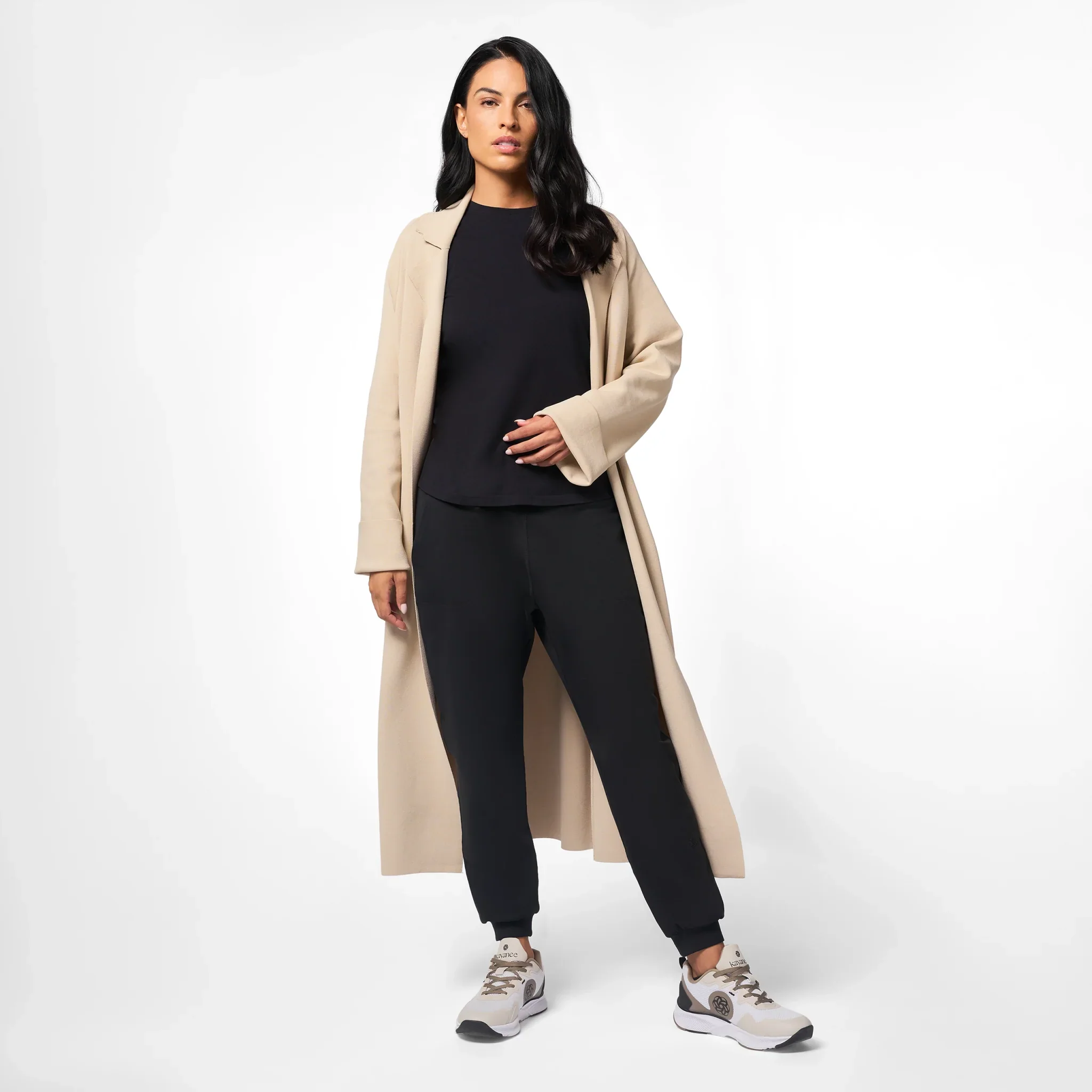 Full-Length Knitted Coat - SEASONAL STONE