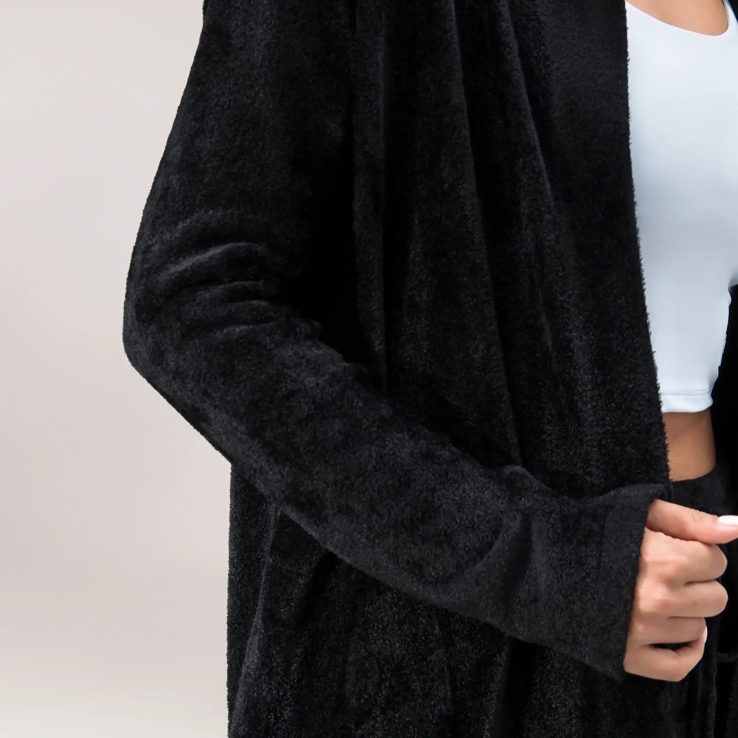 Cozy Up Cardigan - CORE BLACK