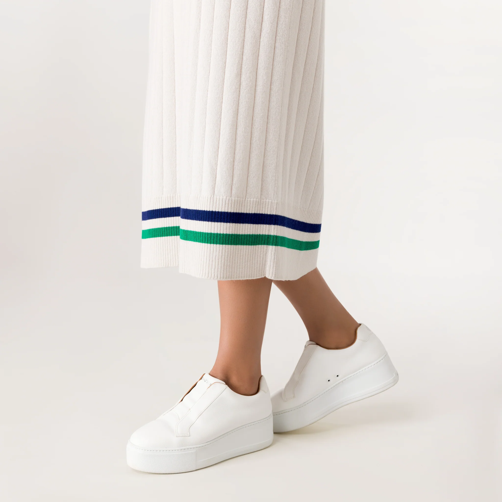Cable Cashmere Dress - SEASONAL IVORY