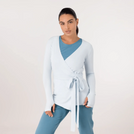 Ballerina Wrap Sweater - CORE LIGHT BLUE