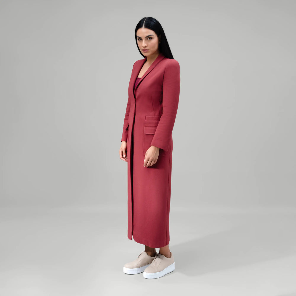 Active Blazer Abaya - SEASONAL GRAPE RED