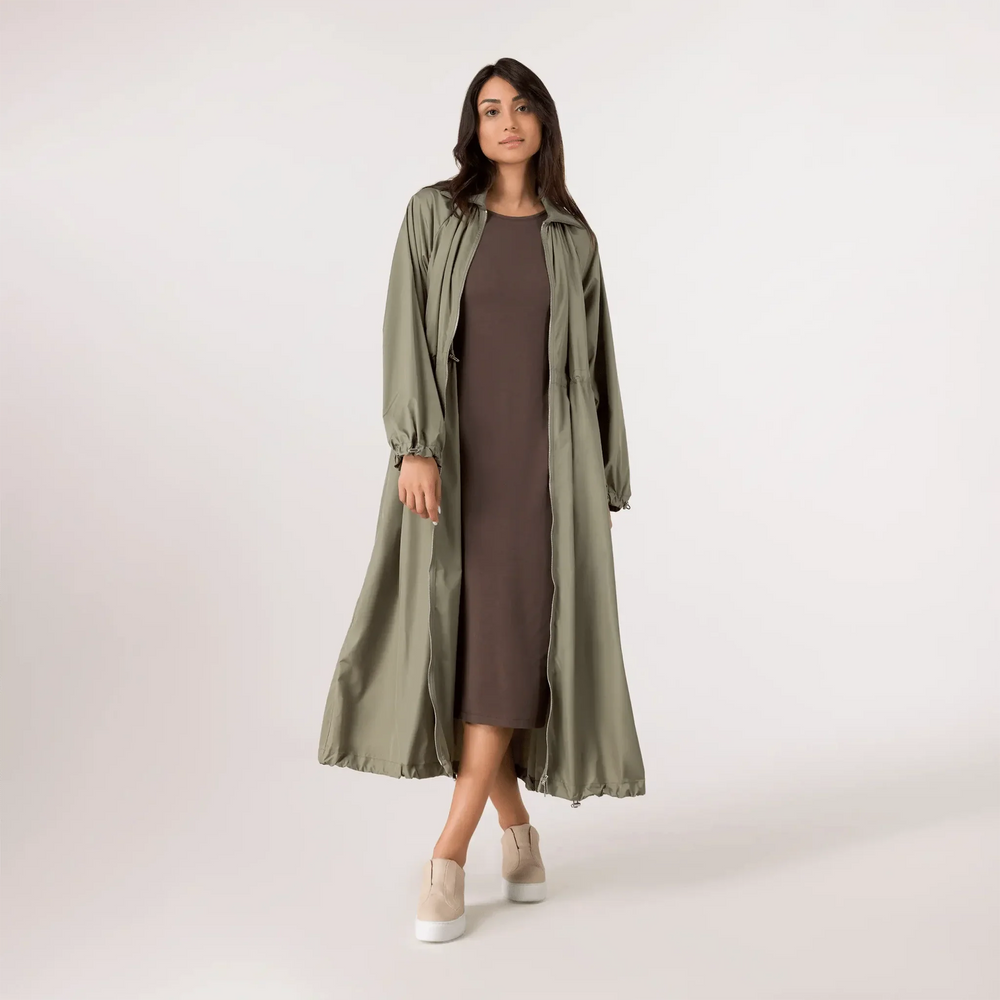 Zip Front Parka - SEASONAL RAINFOREST