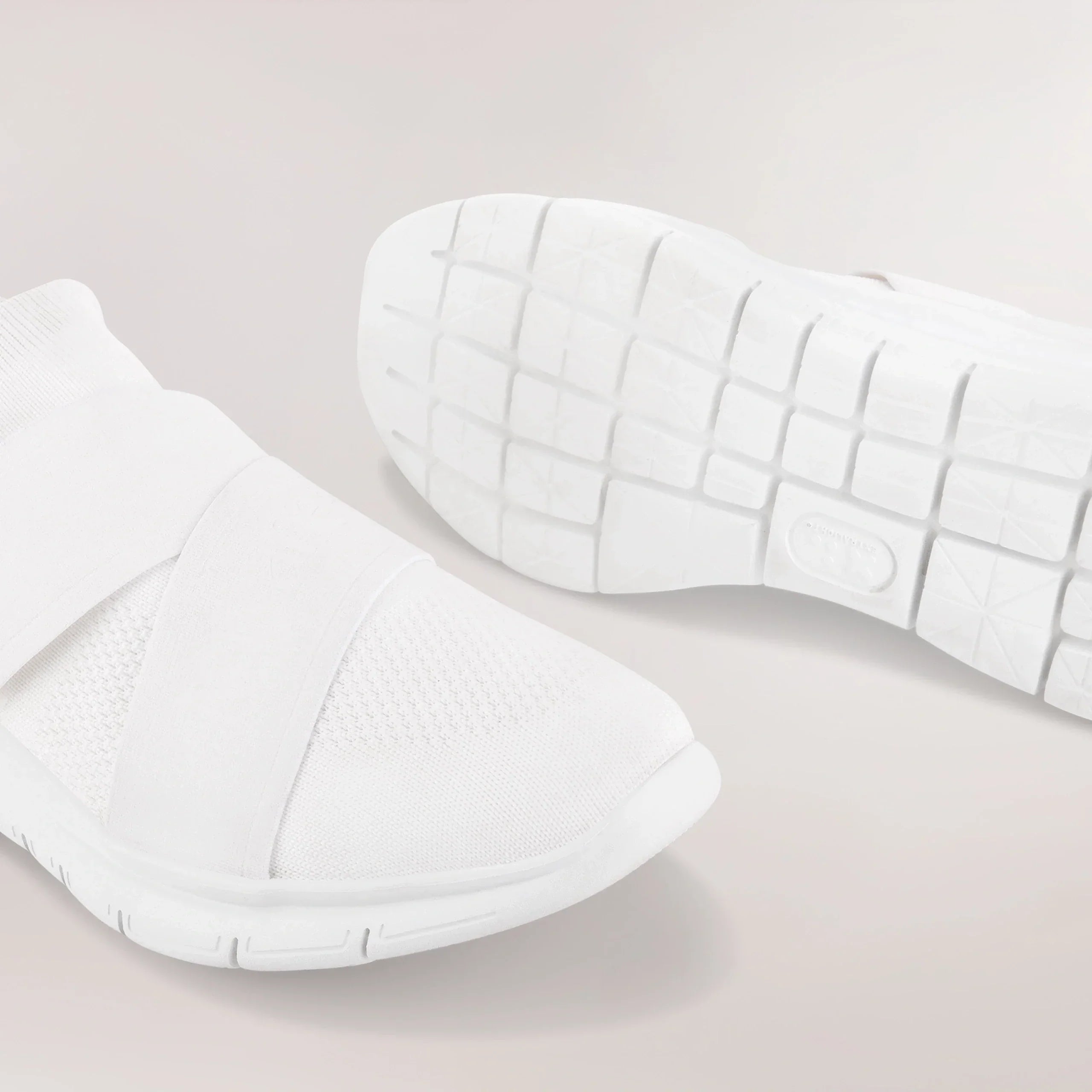 Crossover Dance Knit Sneakers - CORE WHITE