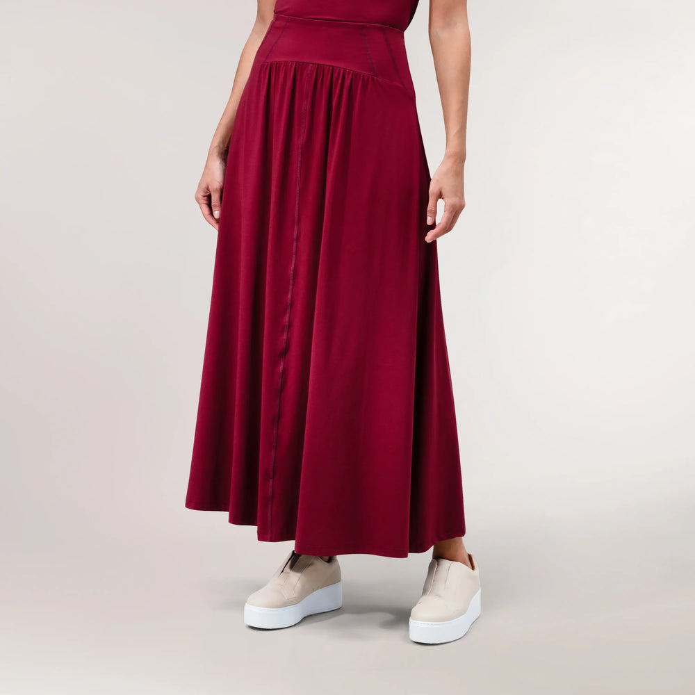 Flow Jersey Techno Skirt - CORE GRAPE RED