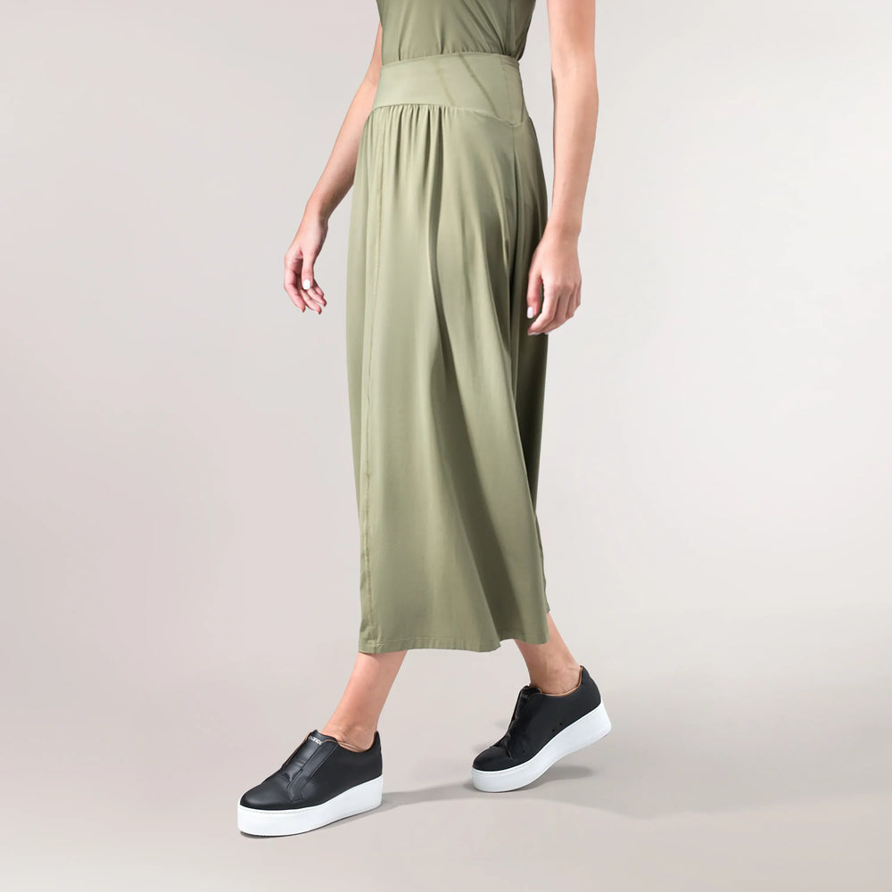 Flow Jersey Techno Skirt - CORE MUSK GREEN