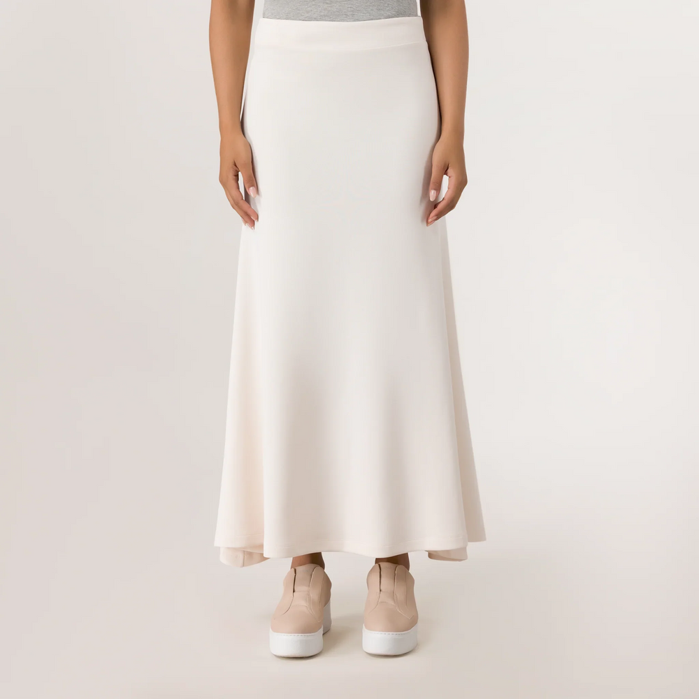 Soft Flared Skirt - SEASONAL BEIGE