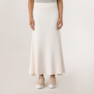 Soft Flared Skirt - SEASONAL BEIGE