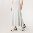 Soft Flared Skirt - SEASONAL GREY MELANGE