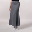 Soft Flared Skirt - SEASONAL CHARCOAL MELANGE