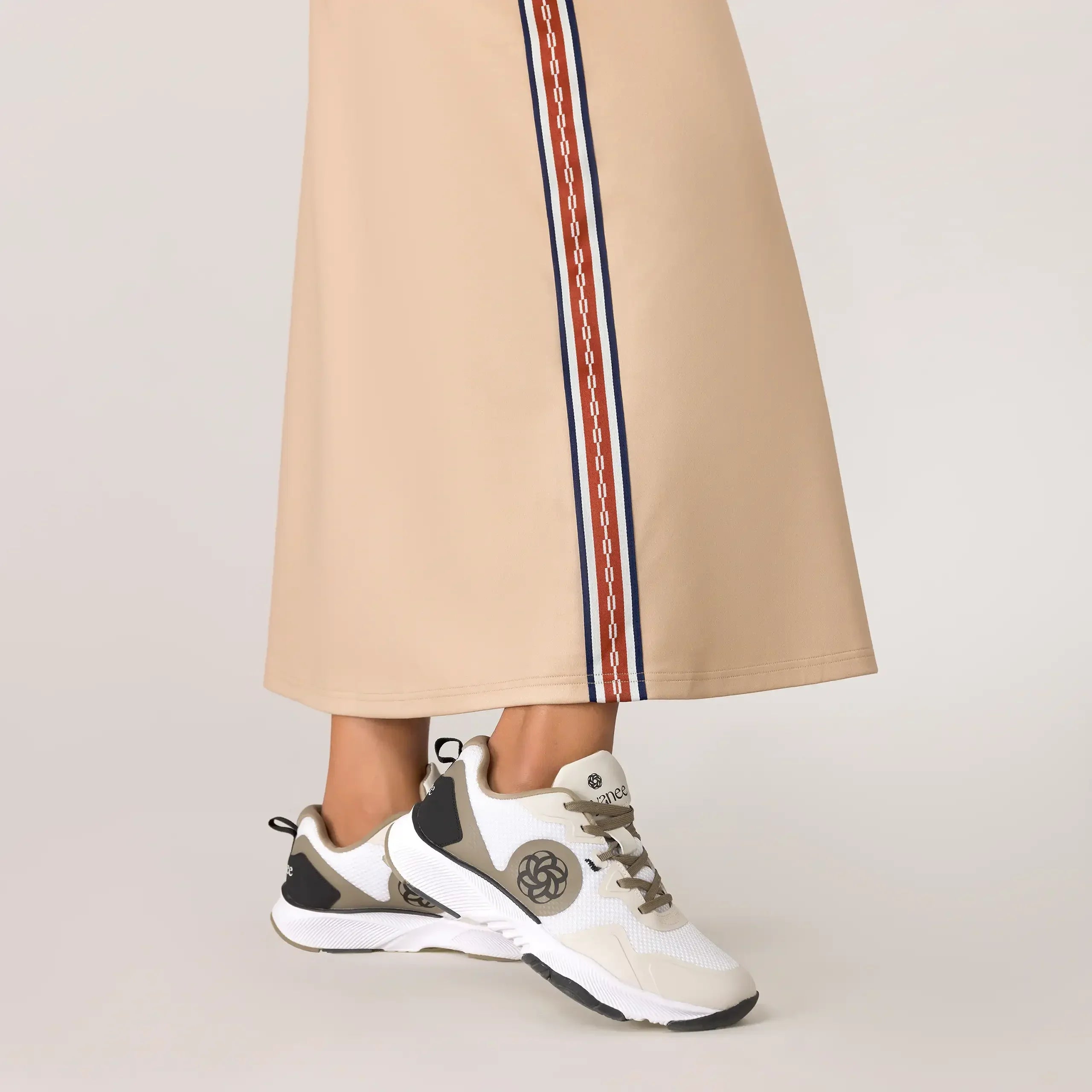 Kayanee Midi Track Skirt - SEASONAL SAND