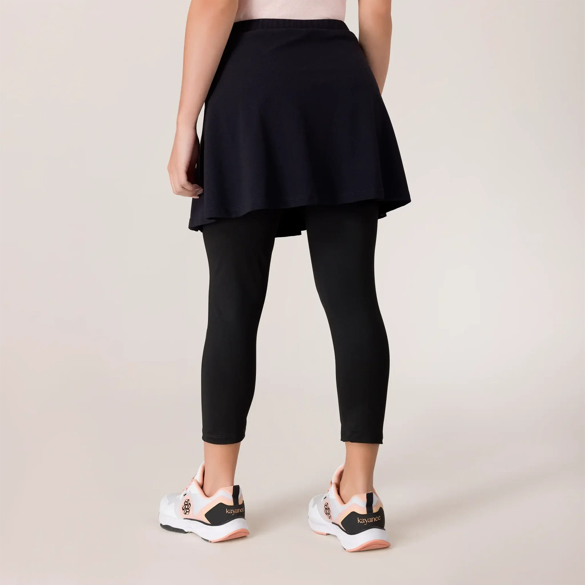 Pique Tennis Skort - SEASONAL BLACK