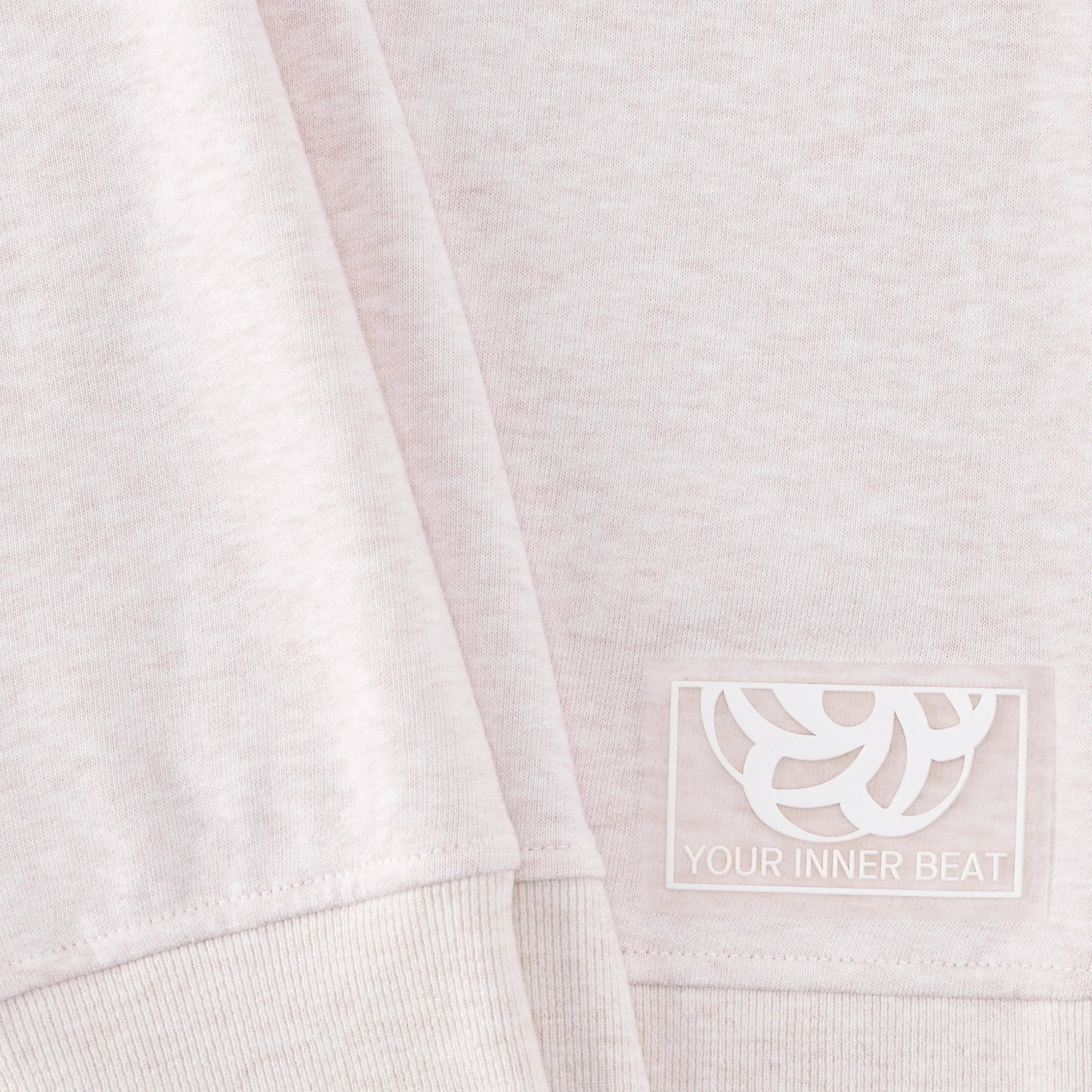 Sweatshirt Dress - SEASONAL WHITE MELANGE