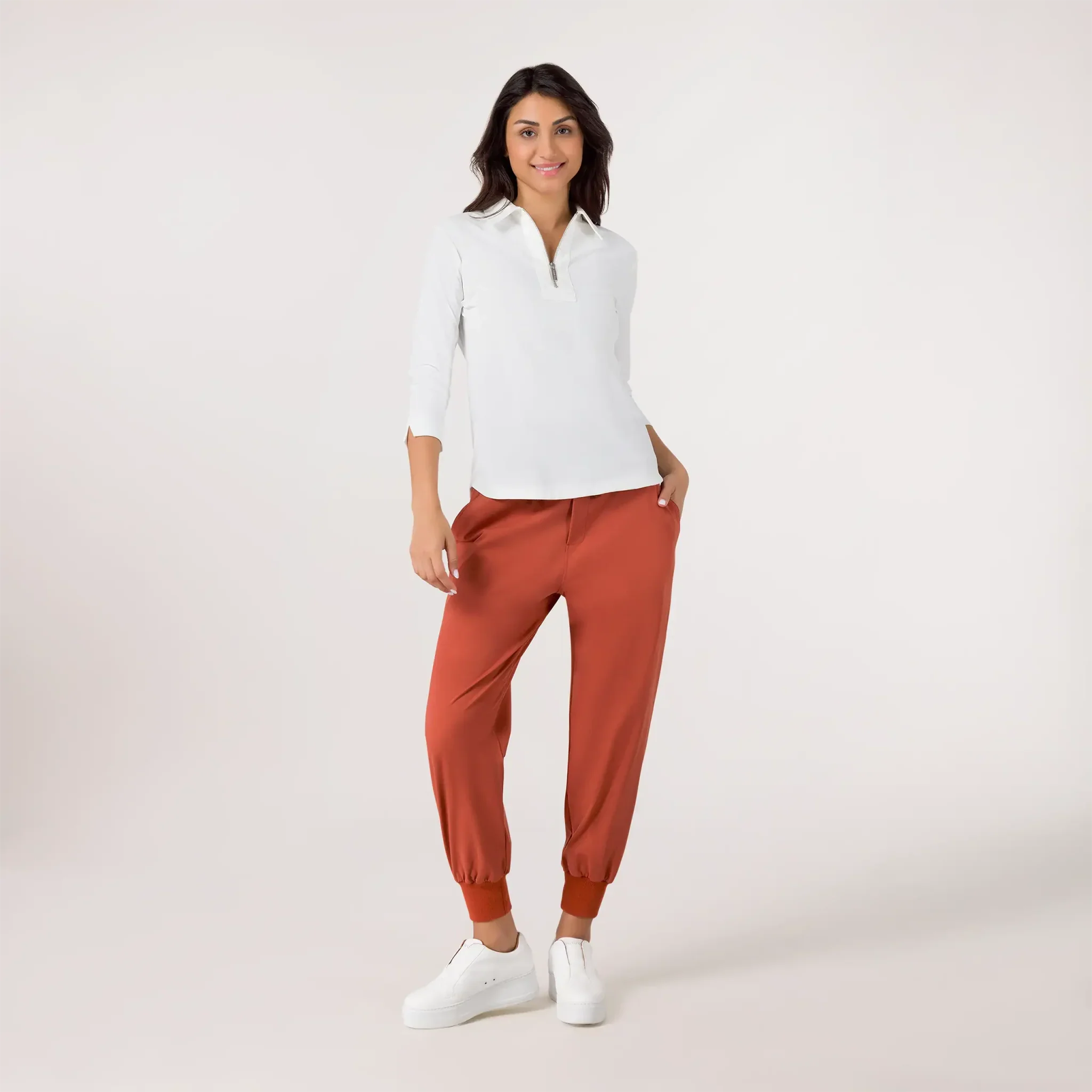 Cargo Jogger Pants - SEASONAL BRICK