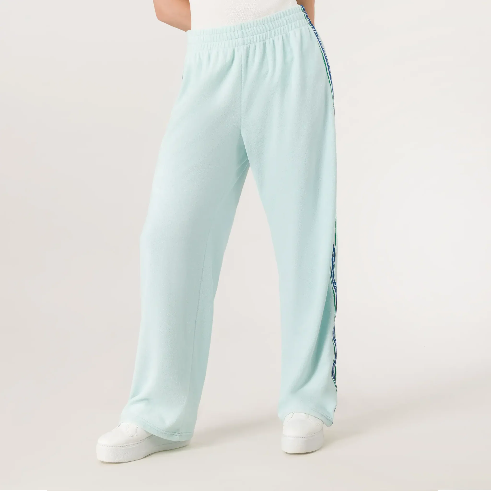 Velour Track Pants - SEASONAL LIGHT BLUE