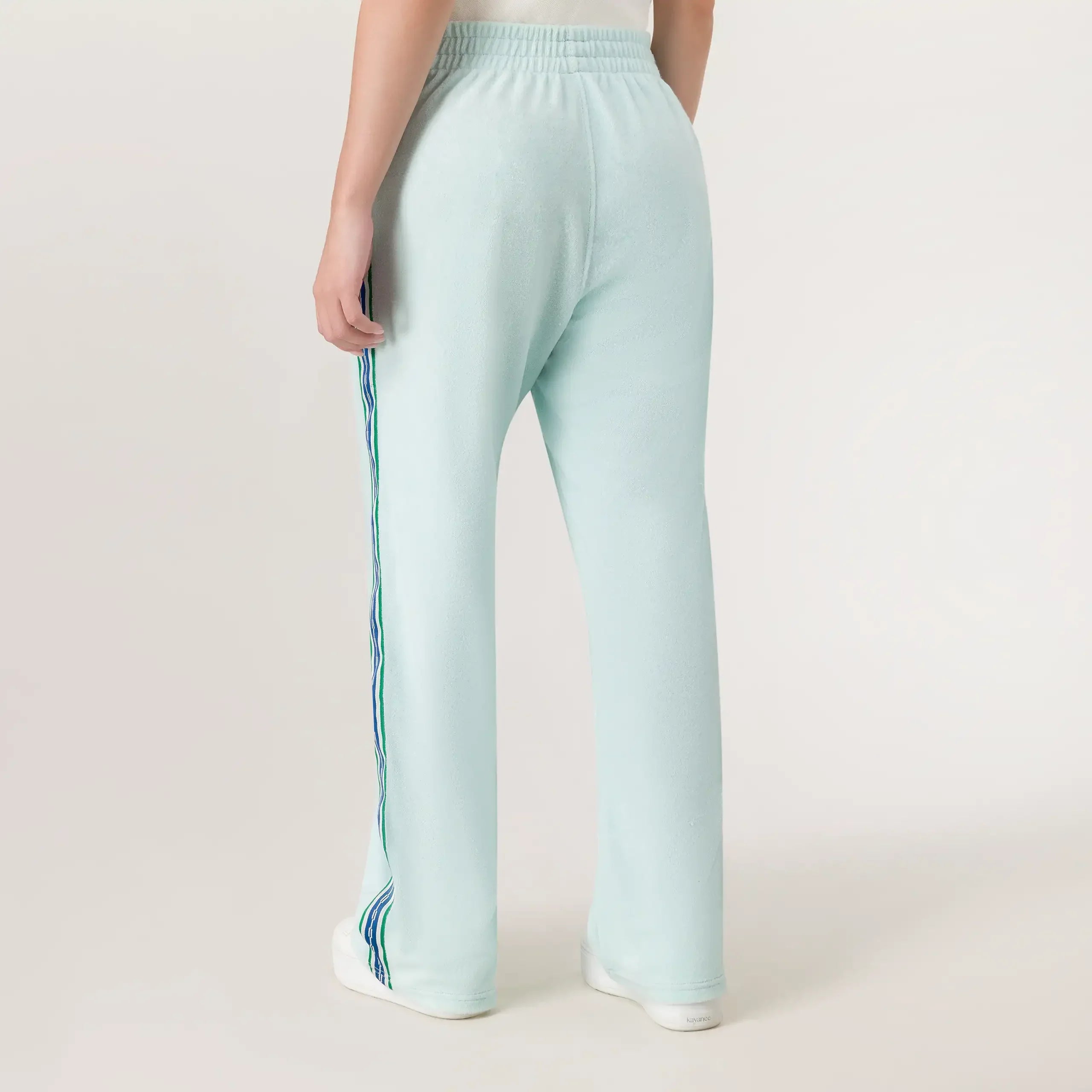 Velour Track Pants - SEASONAL LIGHT BLUE