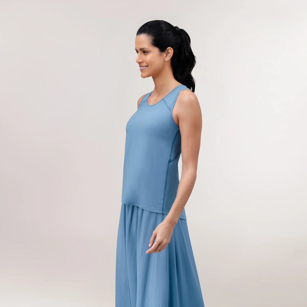 Flow Racerback Top - CORE BLUE