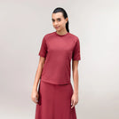 Short Sleeve Tee - SEASONAL GRAPE RED