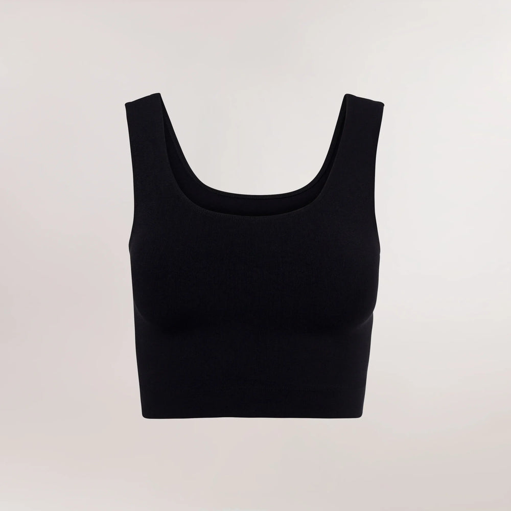 Limber Up Cropped Top - CORE BLACK