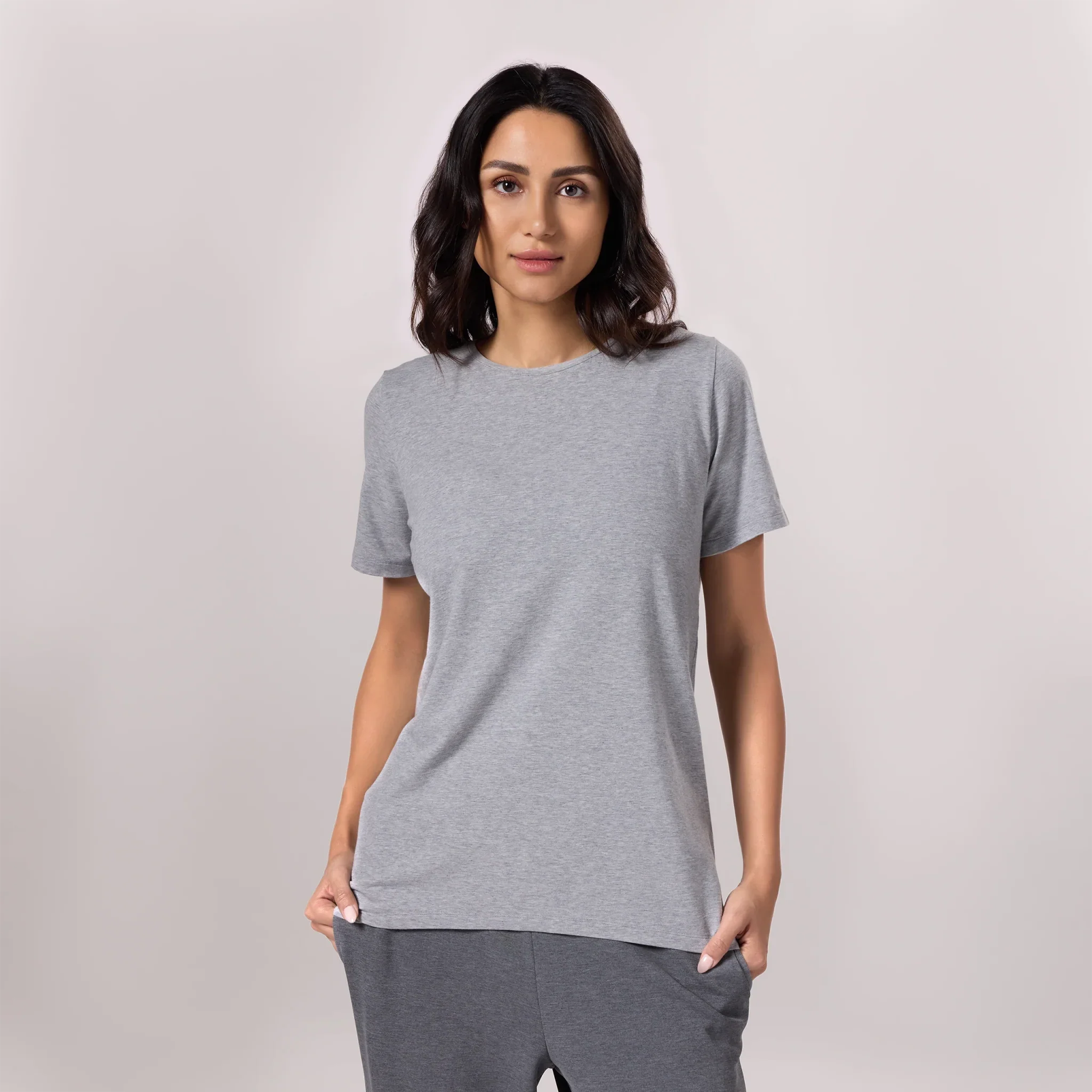Easybend Tee - CORE HEATHER GREY