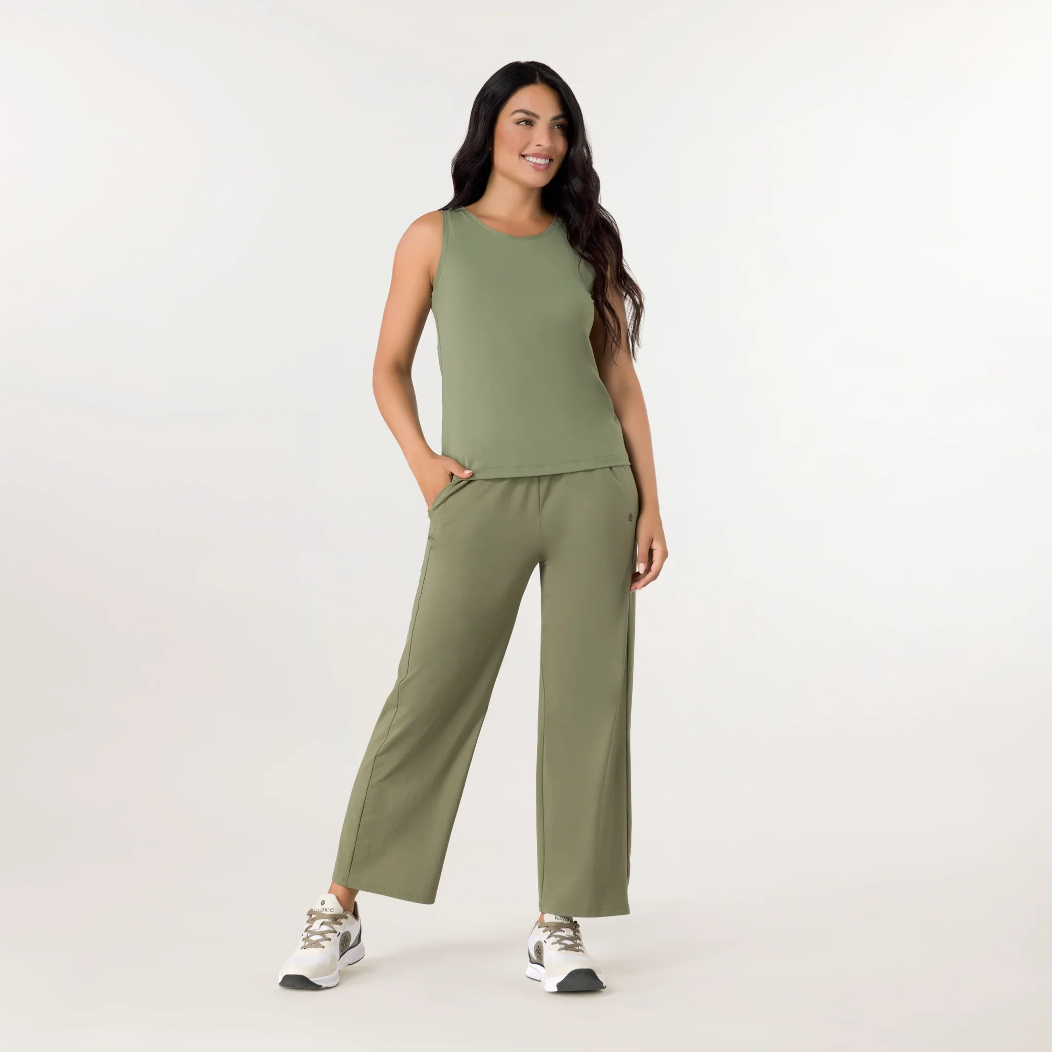 Freestyle Tank Top - CORE MUSK GREEN