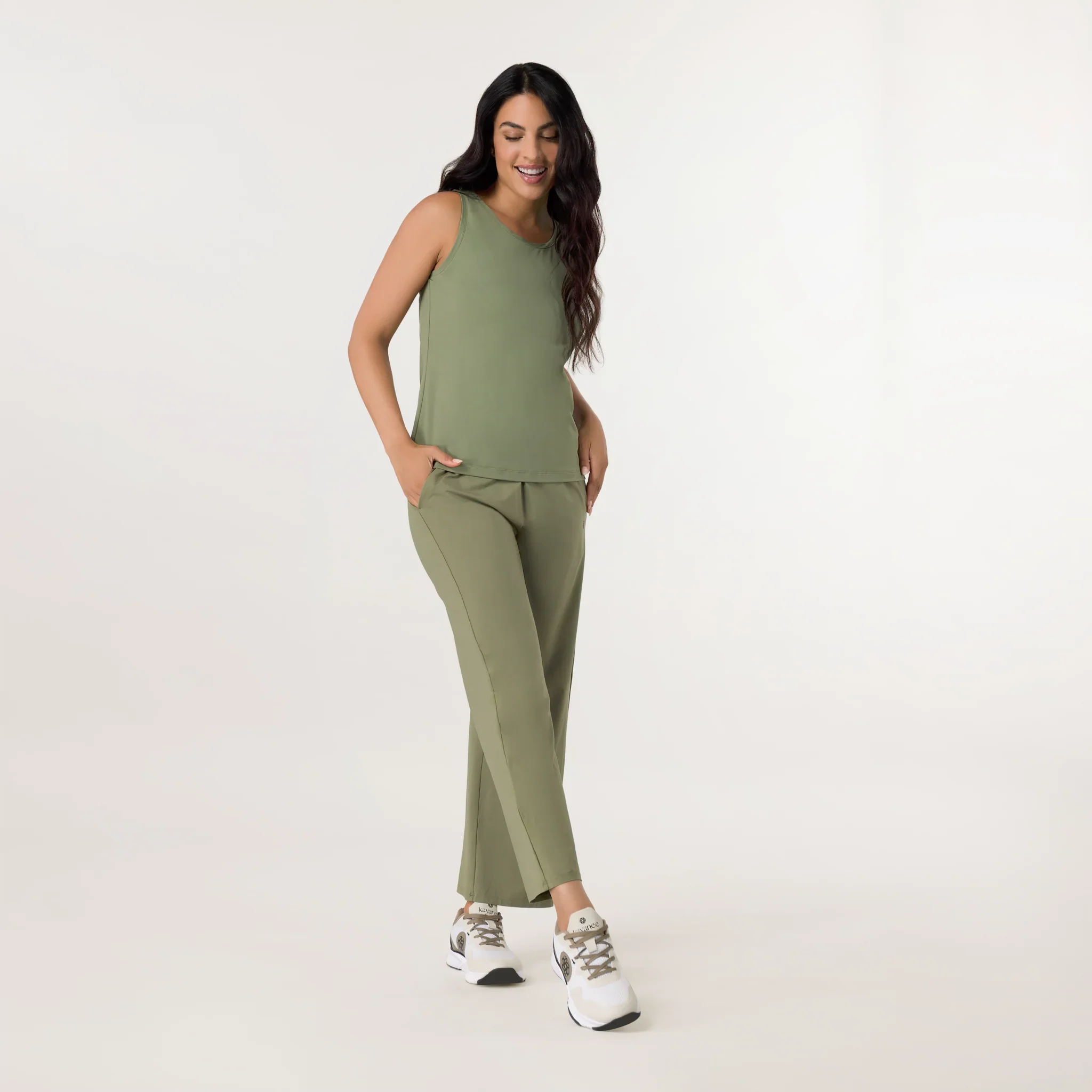 Freestyle Tank Top - CORE MUSK GREEN
