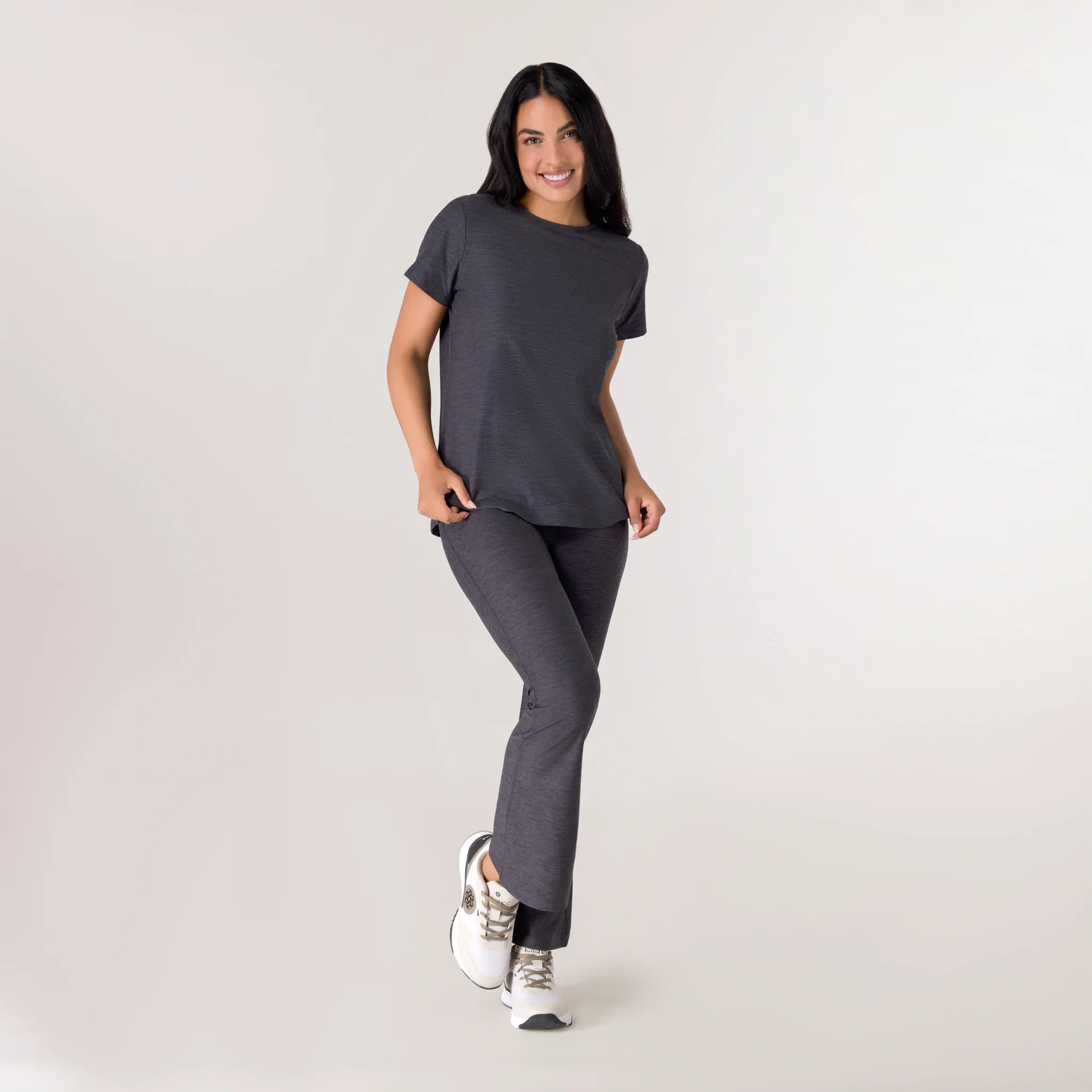 Inner Beat Dance T-Shirt - KDF CHARCOAL