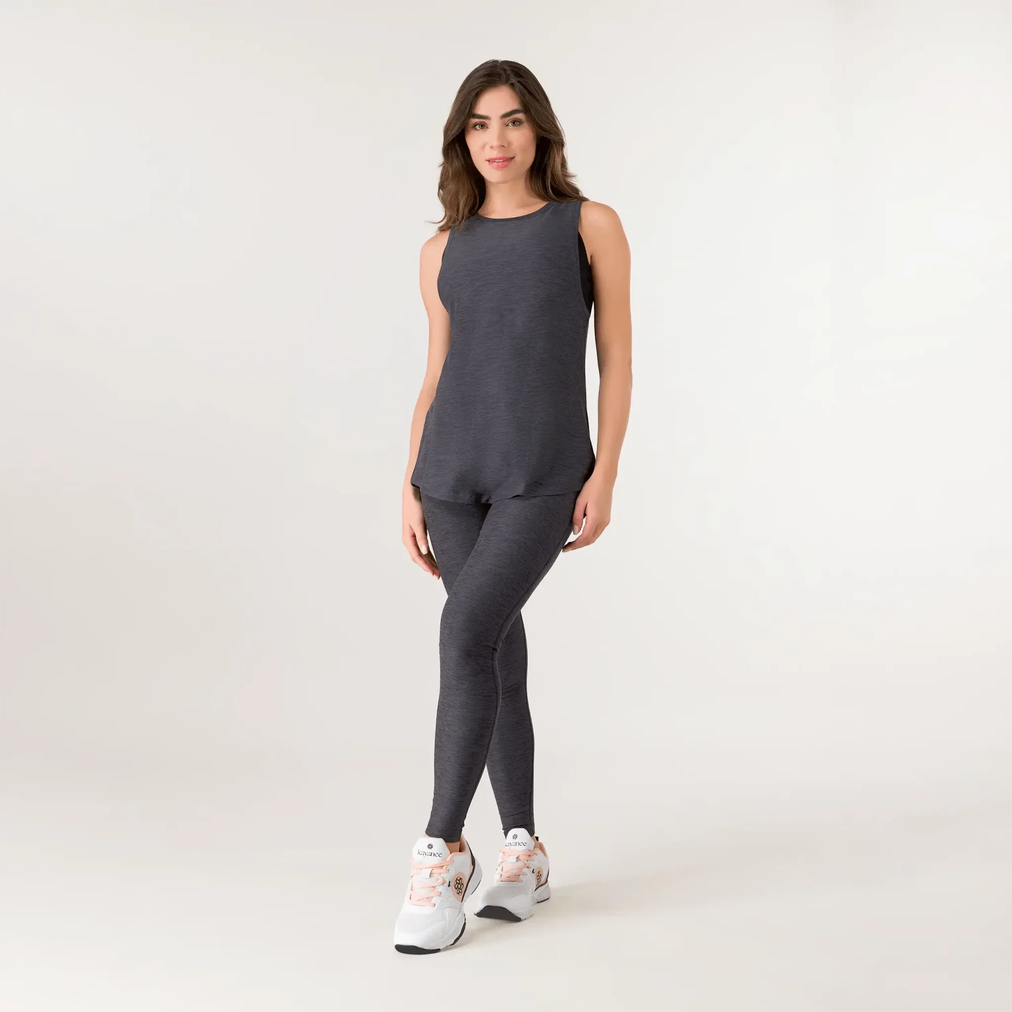 Inner Beat Dance Tank Top - KDF CHARCOAL